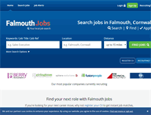 Tablet Screenshot of falmouthjobs.co.uk